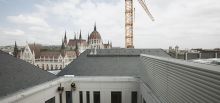 Safeaccess C pour travail en suspension au Parlement hongrois - Budapest, Hongrie