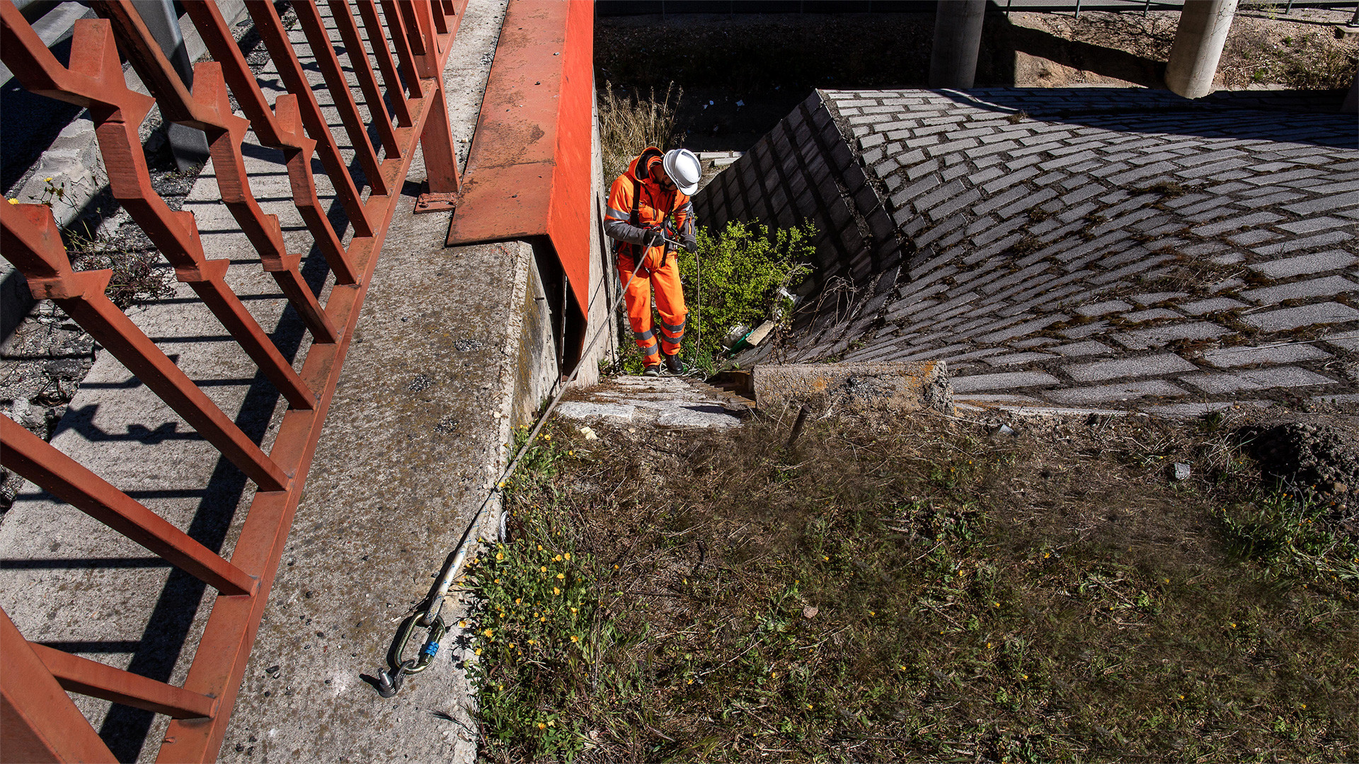 Eyeanchor om de snelweg schoon te houden