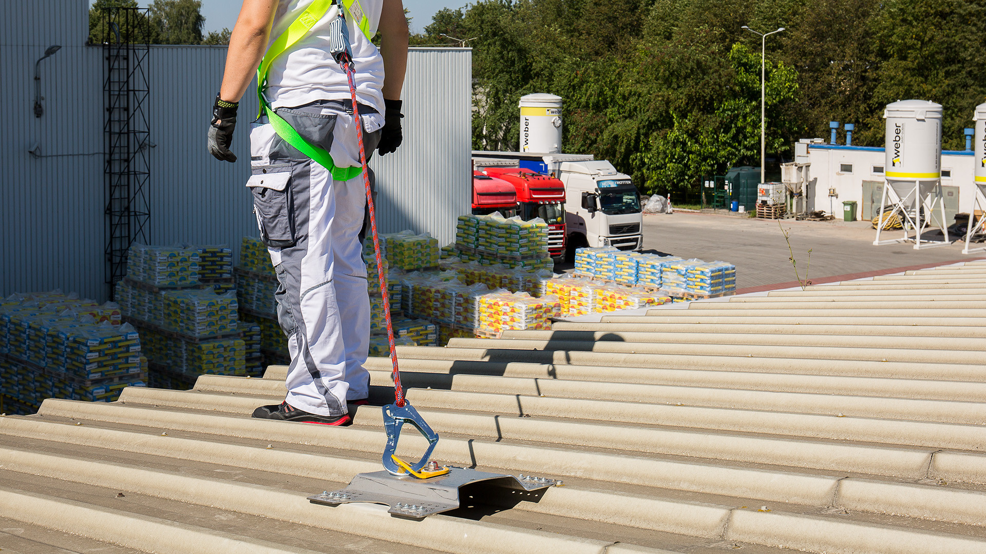 Installatie in Saint-Gobain Factory